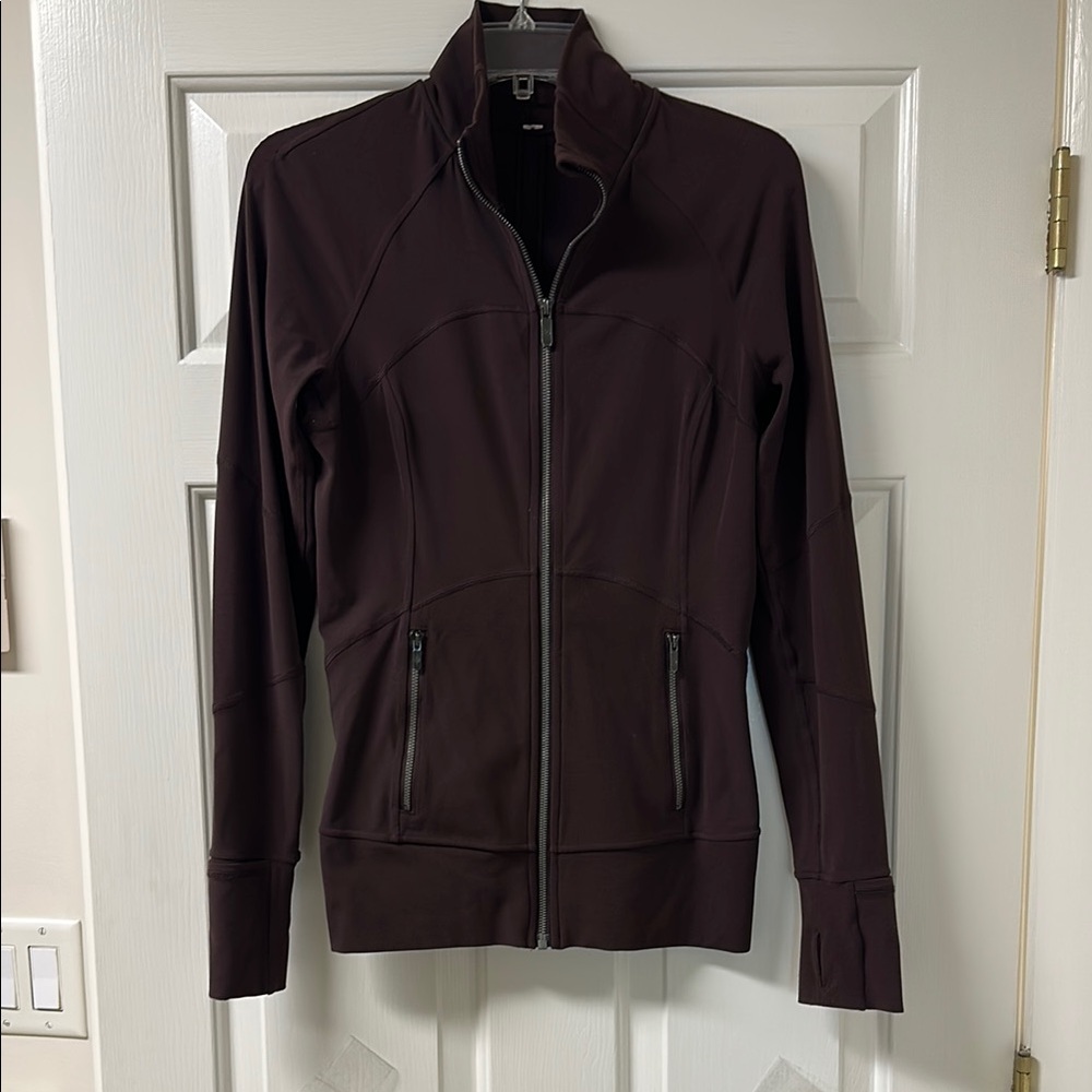 Lululemon Athletica Maroon Utility Jacket